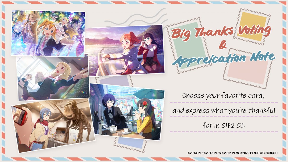 Big Thanks Voting & Appreciation Note! 🙏